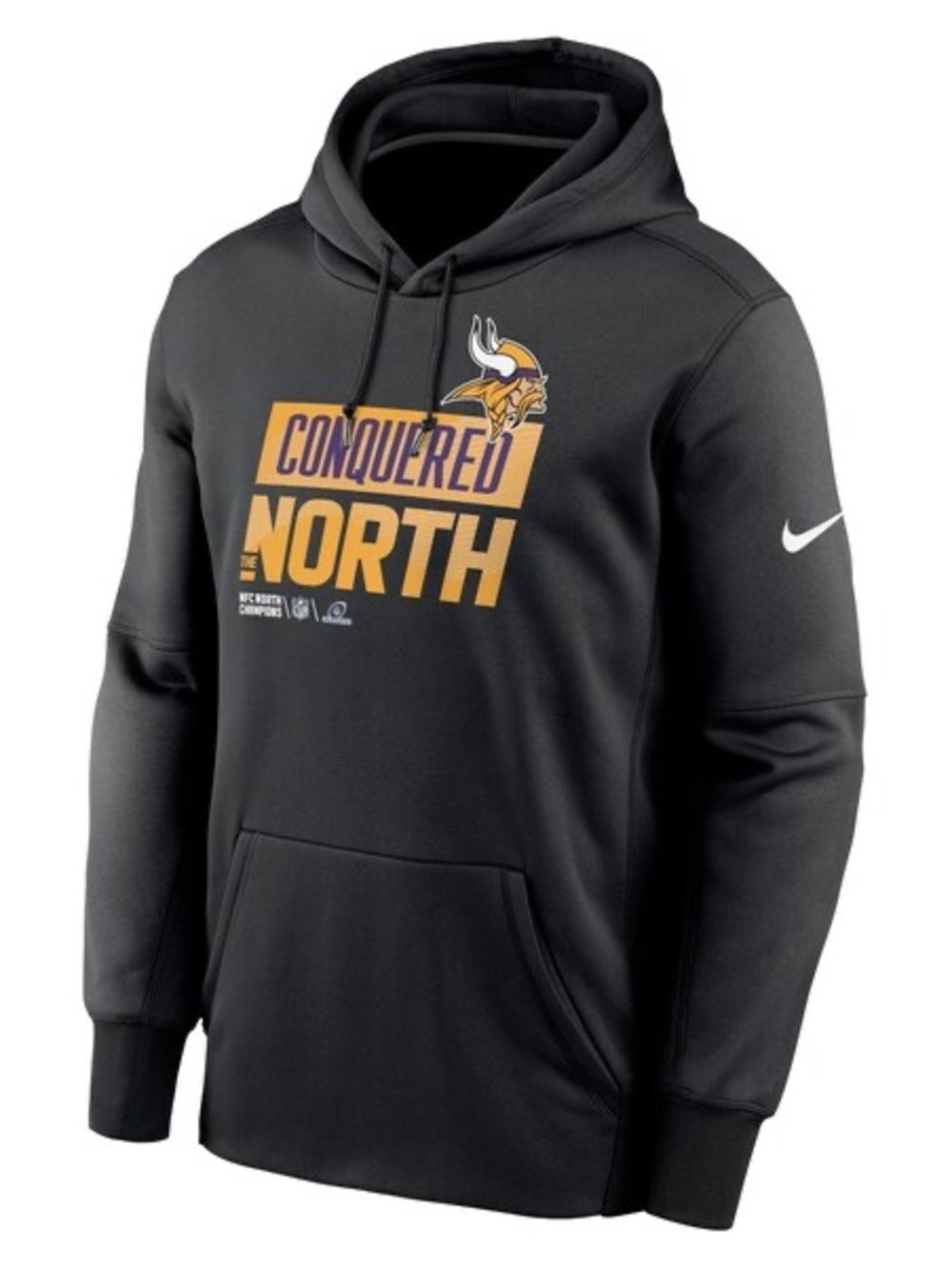 Nike Black Vikings 'Conquered the North' Crewneck Hoodie